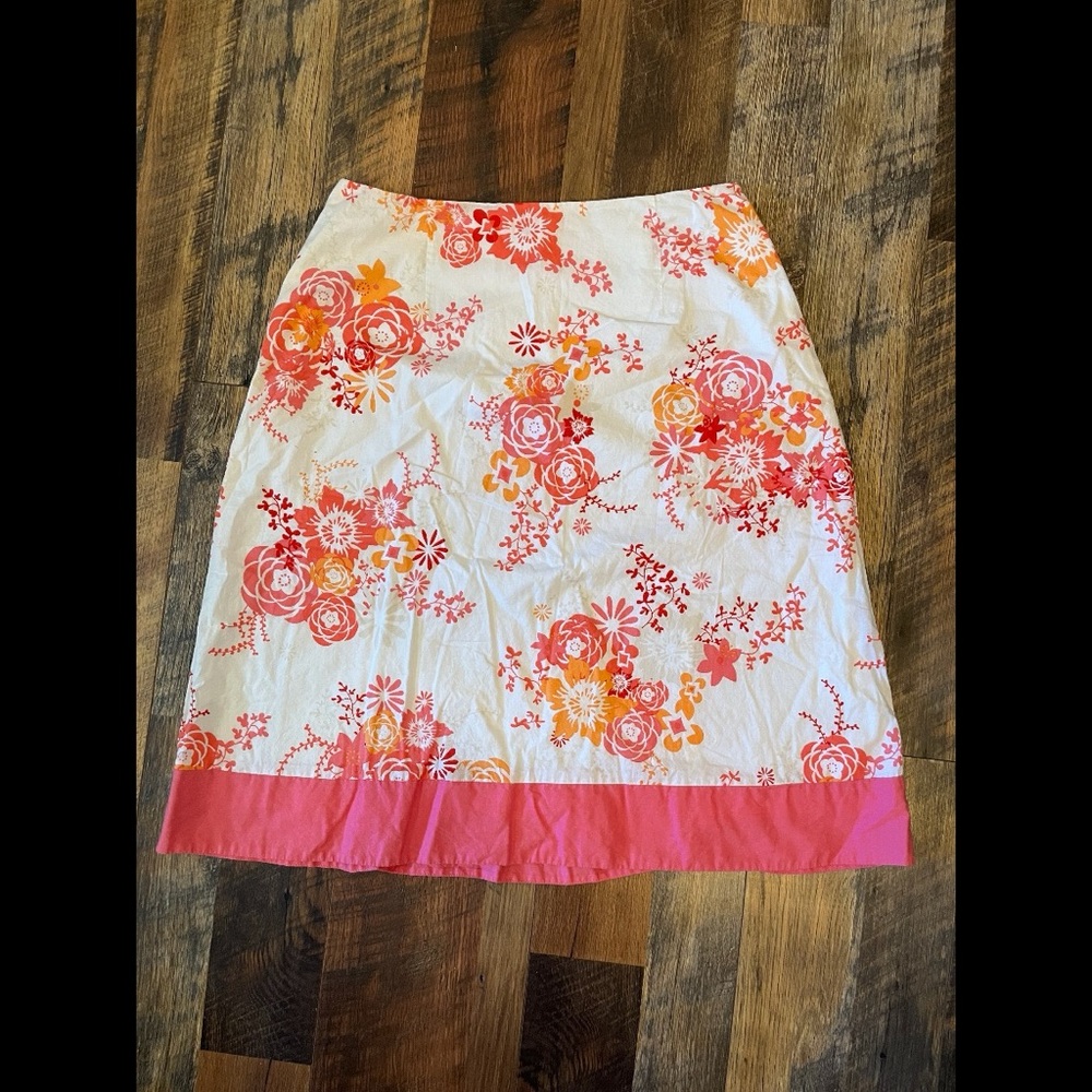 Pendleton floral skirt size 10